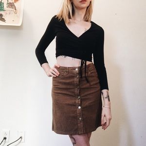 Corduroy Skirt from Zara